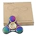 Elongdi EDC Fidget Spinner Precision Metal Help Focus Durable Hand Spinner Toy Perfect for Spend Time Relieves Anxiety Fidget ADHD Autism Lessen Boredom (Rainbow)