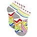 Hasbro My Little Pony Girls 6 pack Socks (Shoe: 10-4 (Sock: 6-8), Grey/White Ponies)