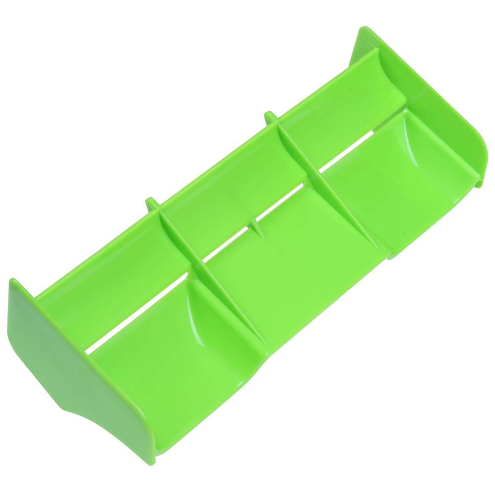 KEEDA 1/8 RC Car Plastic Tail Wing RC Body Shell Rear Wing for 1/8 Scale Short-Course Truck Off-Road Racing Buggy RC Model Car (Green)