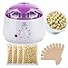 Makartt Wax Warmer Kit, Hard Melter Hair Removal Set, Mini Wax Pot with 400g Wax Beans and Wax Applicator Sticks