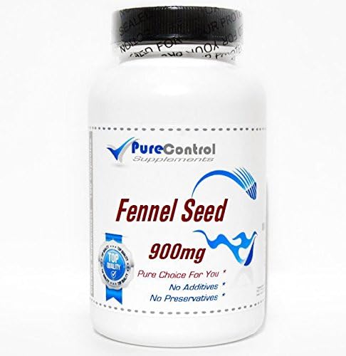 Fennel Seed 900mg // 200 Capsules // Pure // by PureControl Supplements