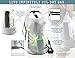 Live Infinitely 20L Waterproof Dry Bag Transparent TPU Which is Stronger, Softer & More ECO Friendly Than PVC –Reinforced Bottom, Carry Handle & Double Top Seal Keep Your Belongings Safe & Dry