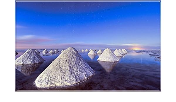 piles-of-salt-dead-sea-blue-sky turismo paisaje Características ...