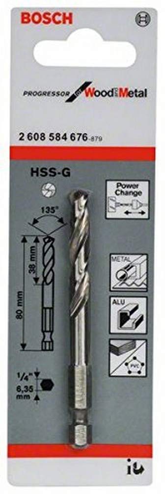 Bosch 2608584676 HSS-G Pilot Drill Bit