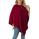 Ferand Women's Versatile Poncho Tops Lightweight Wrap Scarf for Spring Summer