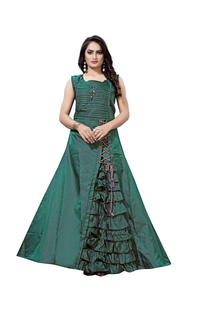 anarkali cotton gown