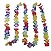 3 Pcs Flower Garland Multi Colored Hawaiian Luau Tropical Flower Lei Garland Party Decorations. Set Of 3 10' Hibiscus Flower Garlands a total of 30 Feet - 9 Meters. Hawaiian Luau Tropical Party Suppl