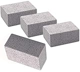 Very purchase Ecological Odorless Grilling Stone Cleaner,（4 Pack） Non Toxic and Tasteless Brick Barbecue Bricks Removes Encrusted Greases, Stains, Residues, Dirt,Reusable De-Scaling Stones