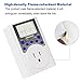 KMASHI Timer Switch Outlet 15A/1800W Programmable Infinite Cycle Multifunctional Plug-in Digital Countdown Energy-Saving Timer with 3-Prong Outlet Socket for Appliances, Lights, Sprinklers Etc.