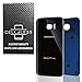 CELL4LESS Compatible Back Glass Cover Back Battery Door w/Pre-Installed Adhesive Replacement for Samsung Galaxy S7 Edge OEM - All Models G935 All Carriers- 2 Logo - OEM Replacement (Black Onyx)