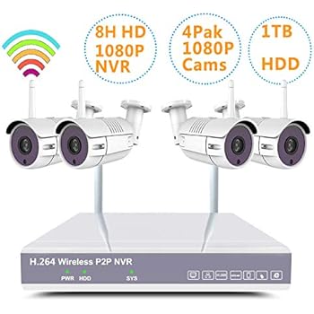 Amazon.com: YXMN Home Wireless Security Camera System H.265+ NVR kit