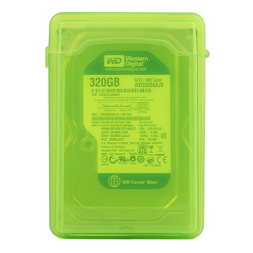 iKross 3 Colors Package - 3.5 Inch IDE/SATA HDD Storage Protection Boxes - Orange,Green and Blue