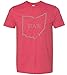Ohio State Outline Vintage Super Soft Men's T-Shirt