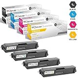 Clever Supplies Compatible Toner Cartridges Replacement for TN-433 (Black/Cyan/Magenta/Yellow,4-Packs)