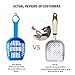 Moptrek dyWoof Durable Stainless Steel Grip Sifter with Deep Shovel Heavy Garden Sculpture Outdoor Decoration