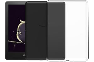HNSBXQ Clear Case 2023 for 6.8" Kindle Paperwhite and Kindle Paperwhite Signature Edition (11th Generation 2021 Release) - 2022 Upgrade E-Reader TPU Back Cover Transparent Soft Skin Bumper Back Shell