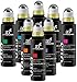 ArtNaturals Essential Oils Rollerball Blends - (8 x .33 Fl Oz / 10ml Roller Bottles) - Aromatherapy Roll On Pre-Diluted Gift Set - Jojoba Oil Peppermint, Lavender Eucalyptus and More - Sleep, Stress