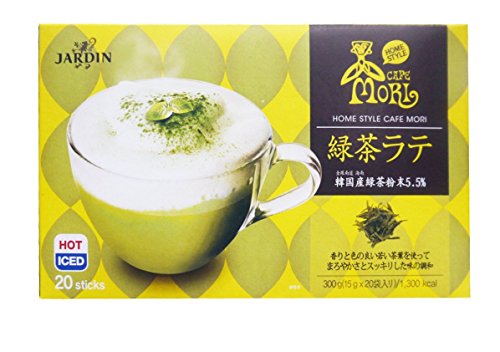 Cafe Mori's Green Tea Latte Mix Total 10.6 Oz - 20 Package (.5 Oz Each) - Great for Hot or Iced - Thumbnail 4