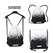 Drawstring Backpack Foldable Cinch Sack Basic Sackpack Gym Tote Dance Bag for Swimming Shopping Sports Women Men