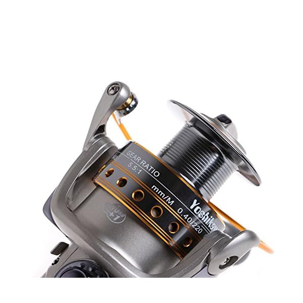 Yoshikawa-Baitfeeder-Spinning-Reel-Saltwater-Freshwater-Fishing-551-101-Bearings-Aluminum-Handle-CNC-Spool-Front-Rear-Drag-Left-Right-Hand-Changeable-Surf-Fishing-3000-6000