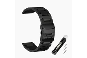 CARBINOX Band Durable 22mm Compatible Smartwatches Adjustable, Secure Fit