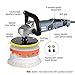 WORKPRO Car Polisher - 7-inch Variable Speed Buffer Waxer with 4 Buffing and Polishing Pads, Detachable Handle, Ideal for Car Sanding, Polishing, Waxing, Sealing Glaze