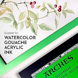 Arches Watercolor Pad 9x12-inch Natural White