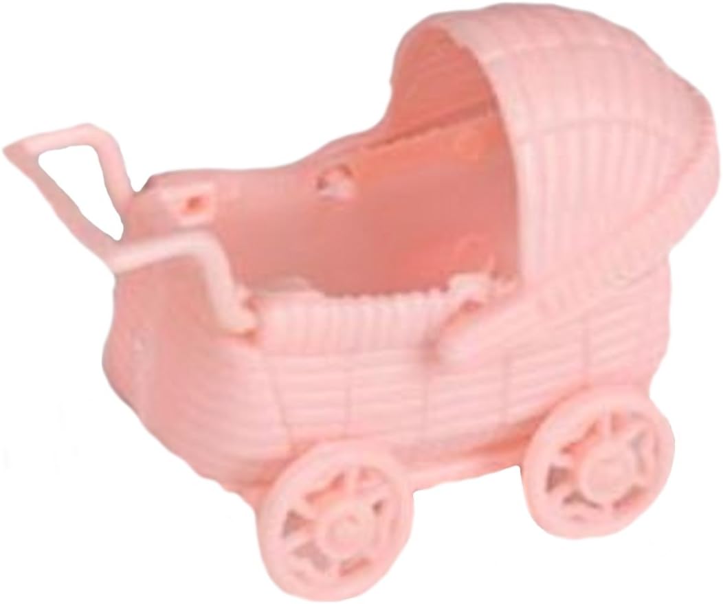 pink baby buggy