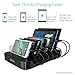 Skiva 84W / 2.4 Amps EVERY Port Simultaneously 7-Port Desktop USB Rapid Charging Station Dock & 7 short micro-USB Cables for Samsung Galaxy, LG, Smart Phones, Tablets, Wearables & more [Model:AC122]