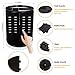 Makeup Organizer, Sexgene 360° Rotating Adjustable Multi-Function Cosmetic Storage Display Box Multilayer Large Capacity, Fits Jewelry, Makeup Brushes, Lipsticks and More, Round (Black)