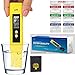 Digital Ph Meter Tester 0.01 PH Accuracy Water Quality Tester with ATC 0-14 Measurement Range with Plastic Box for House Water,Hydroponics,Aquariums,Pool,6 pH Buffer Packets calibration(with battery)