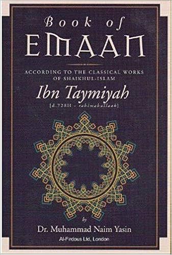 Book Of Emaan By Ibn Taymiya Dr Muhammad Naim Yasin Amazon Com