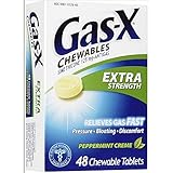 Gas-X Antigas Chewable Tablets, Extra Strength, Peppermint, 48 ea - 2pc