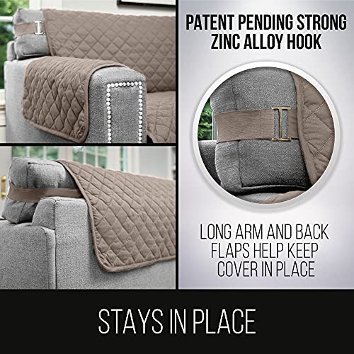 Sofa Shield Patented Sectional Couch Cover, Reversible Corner L Shaped