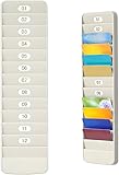 Japard Badge Rack Wall Mount 12/24, Card Holder to