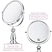 Cerdeco 7 Inch Two-Sided Makeup Mirror with 5X Magnification Vanity Mirror Tabletop Mirror Chrome Finished …