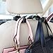Purse Holder for Car,Madeggs Durable Car Purse Holder,Universal Car Purse Hook Car Accessories for Women(4 Pack,Black)