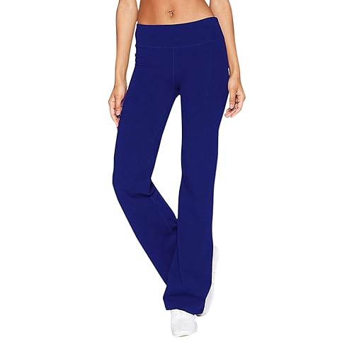 Women's Bootcut Yoga Pants Long Bootleg High-Waisted Flare Pants