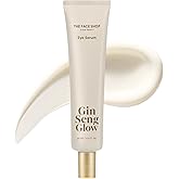 The Face Shop Ginseng Glow Eye Serum - Reduces Visible Dark Circles & Wrinkles, with Korean Ginseng, Retinol, Anti Aging, Korean Skincare, 30ml / 1.01 fl. oz.