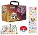 Pokemon Lunch Box Container Feat. Solgaleo Lunala GX + Mini Figure, Pokeball & Stickers