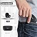 HolyHigh Wireless Earbuds Bluetooth 5.0 Headphones Hi-Fi Stereo Sound Earphones with Lightweight Portable Charging Case Built-in Mic for iOS, Android (Black)