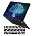 iCasso Macbook Air 13 inch Rubber Coated Soft Touch Hard Shell Protective Case Cover For Macbook Air 13 Inch Model A1369/A1466 With Keyboard Cover (Fantasy Tree)