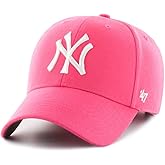 47 New York Yankees MVP Hat Baseball Cap, Magenta, One Size
