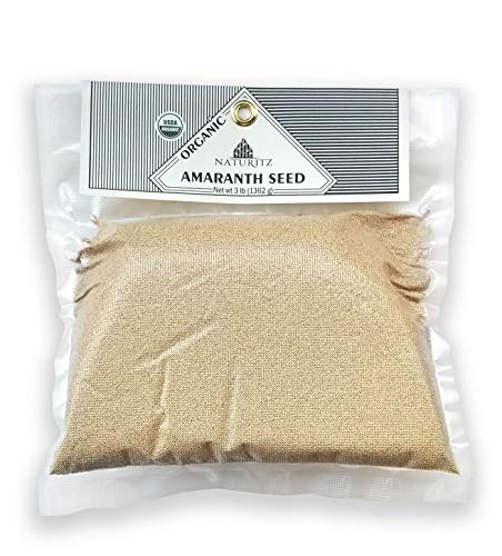 Amaranth seeds | 3 lbs | VEGAN, PALEO friendly - USDA Organic certified - Vacuum sealed bag - Thumbnail 2