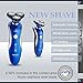 Electric Shaver , Aooher 4D 3 in1 IPX7 Washable Floating Head Electric Razor Nose Trimmer Hair Temple Cutter for Men