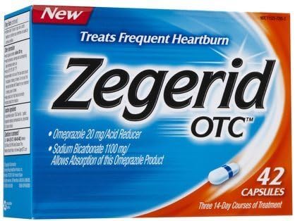 Zegerid OTC Acid Reducer Capsules-42ct (Quantity of 2) by Zegerid OTC