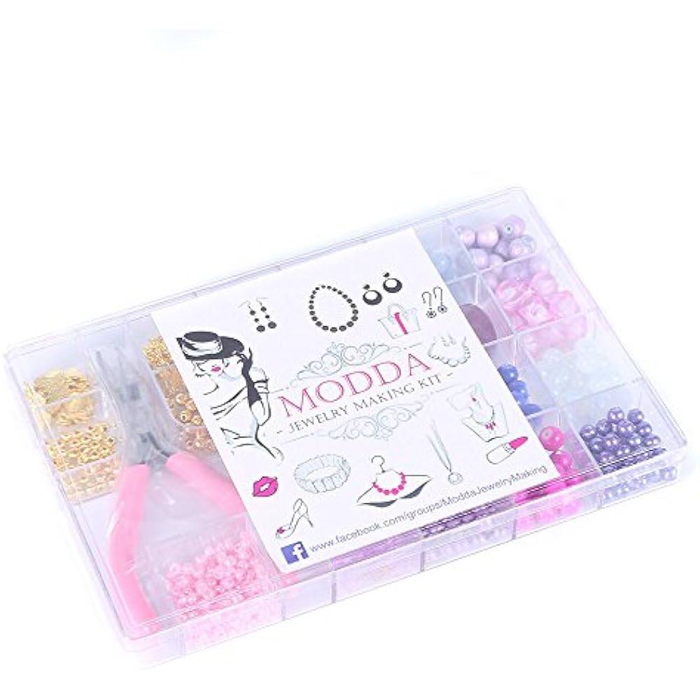 Jewelry Making Kit Beading Starter Kits For Adults, Teen Girls, Women