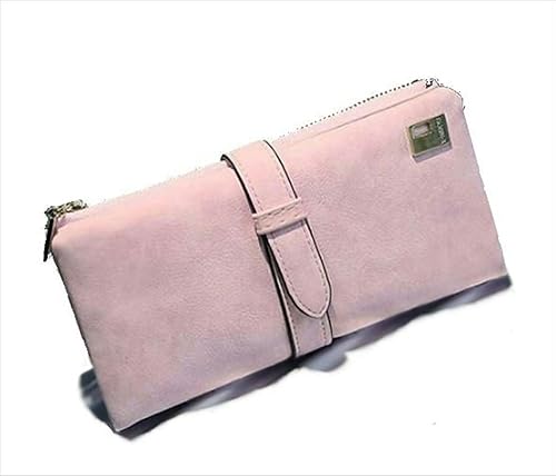 Amazon 柔らか 素材 長サイフ カード 収納 大容量 長財布 便利 レディース 財布 ピンク 財布