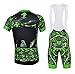 MYNEKO Mens Fashional Short Sleeve Cycling Jersey Suit