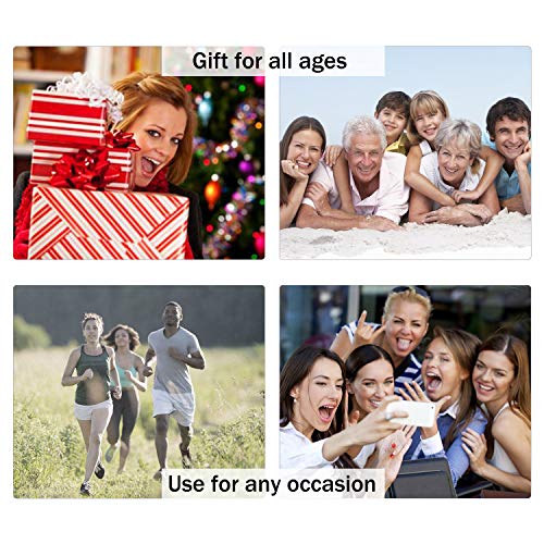 WERFORU 4 Pieces Invisible Women Stretch Belt No Show Elastic Web Strap Belt with Flat Buckle for Jeans Pants Dresses (UK Size 0-18, A-Black+Coffee+Blue+White)